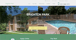 Desktop Screenshot of brightonparkapts.com
